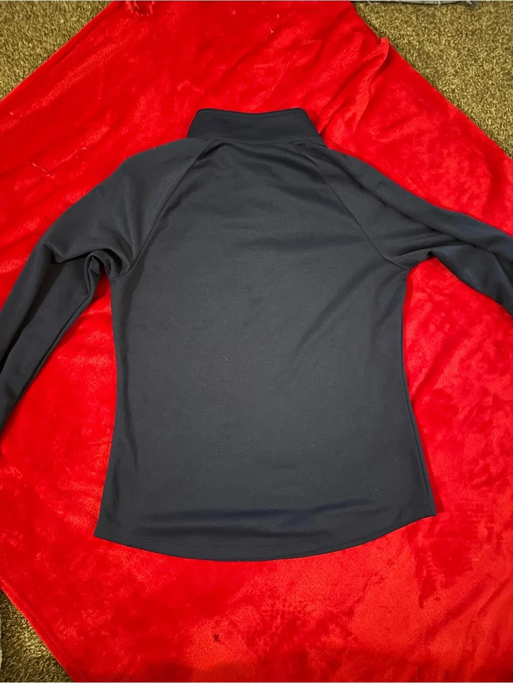 Under Armour Navy Fighting Irish Quarter Zip Pullover